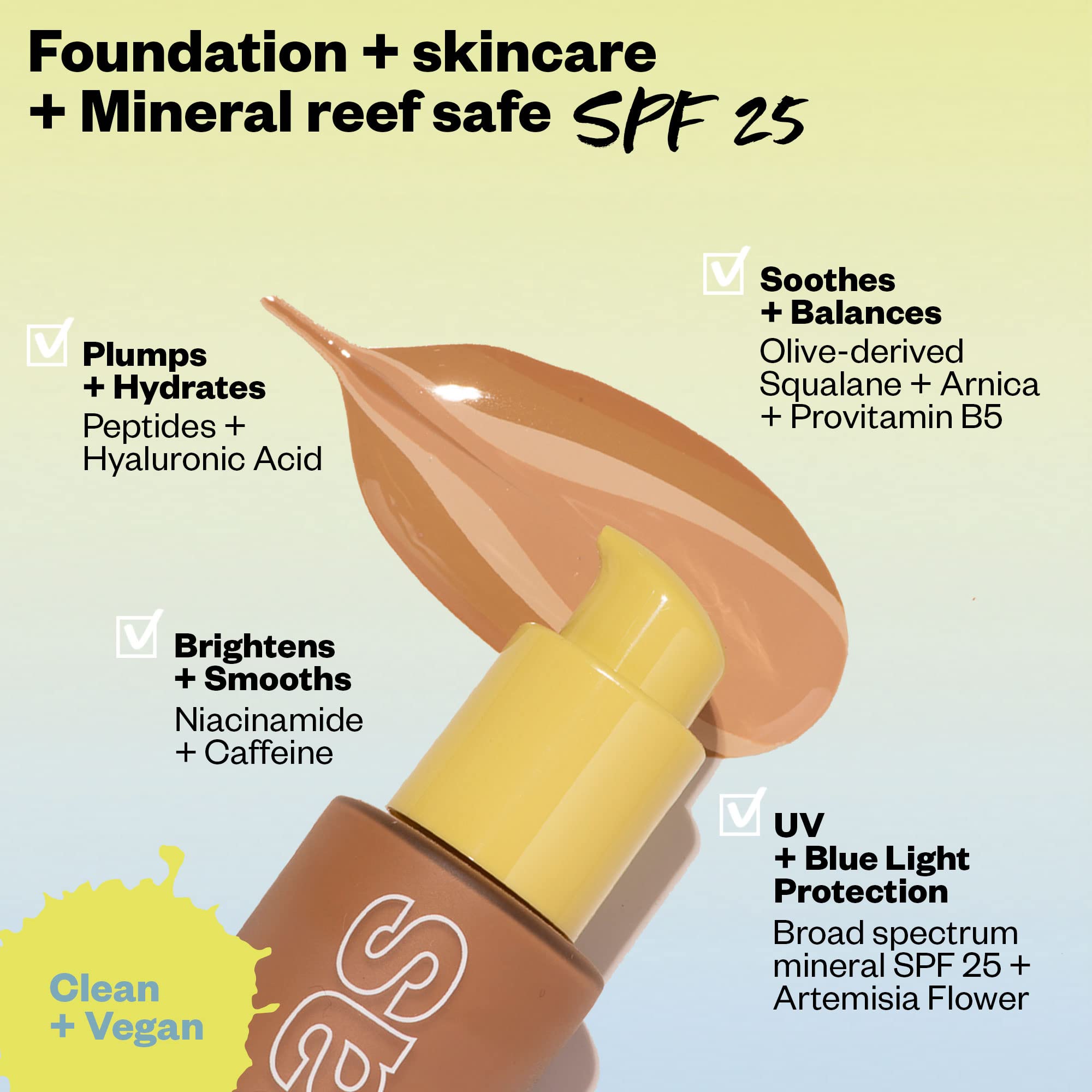 Kosas Revealer Foundation SPF 25 – Light Cool 150 | Hydrate, Brighten, Soothe