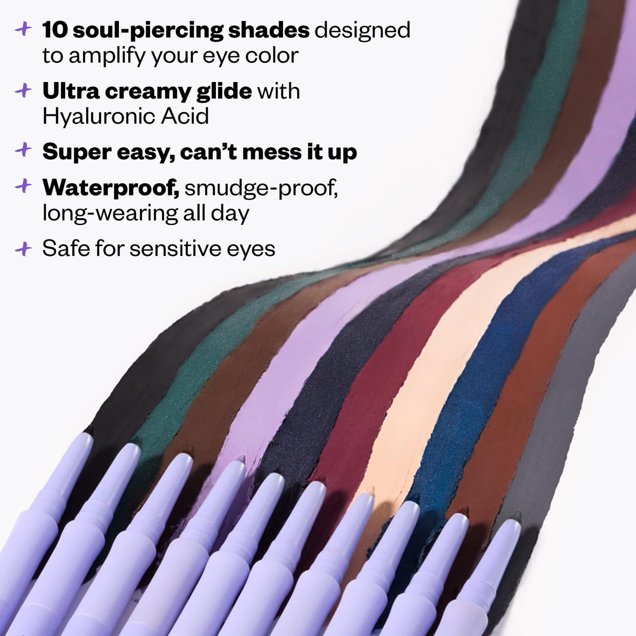 Kosas Soulgazer Hypnotize Gel Eyeliner – Waterproof, Smudge-Proof with Hyaluronic Acid