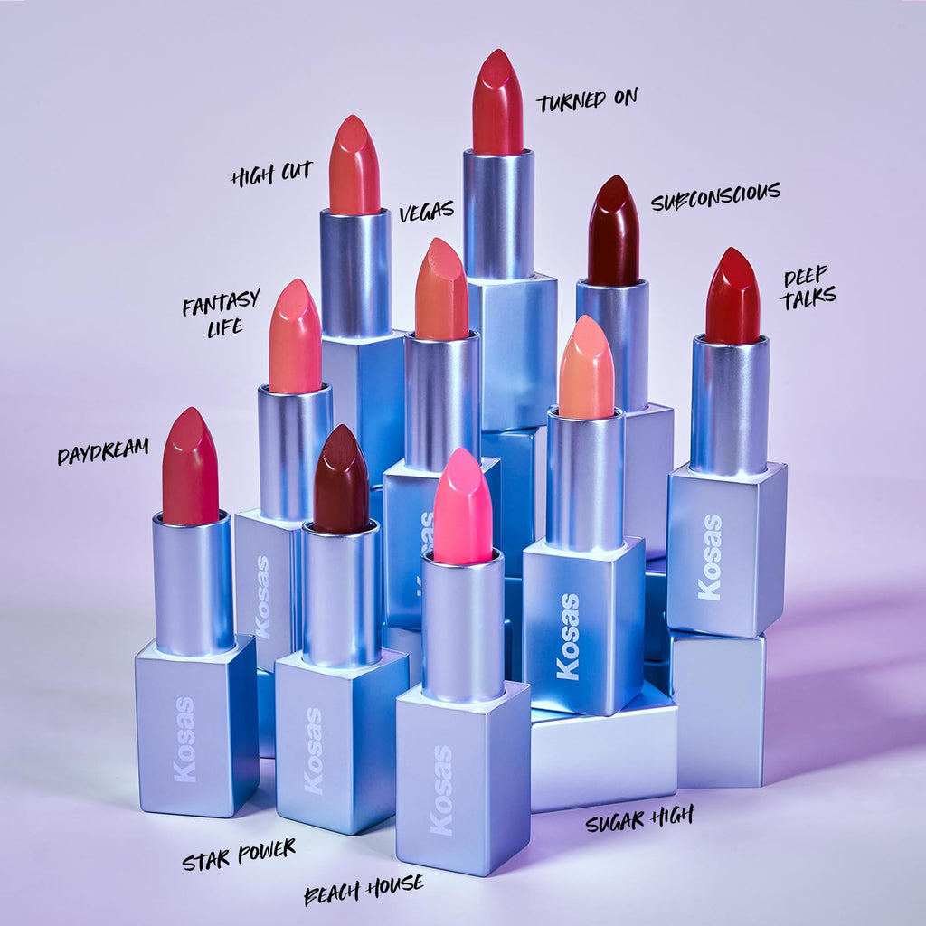 Kosas Weightless Lip Color Nourishing Satin Lipstick – Clean, Hydrating Color for Every Look