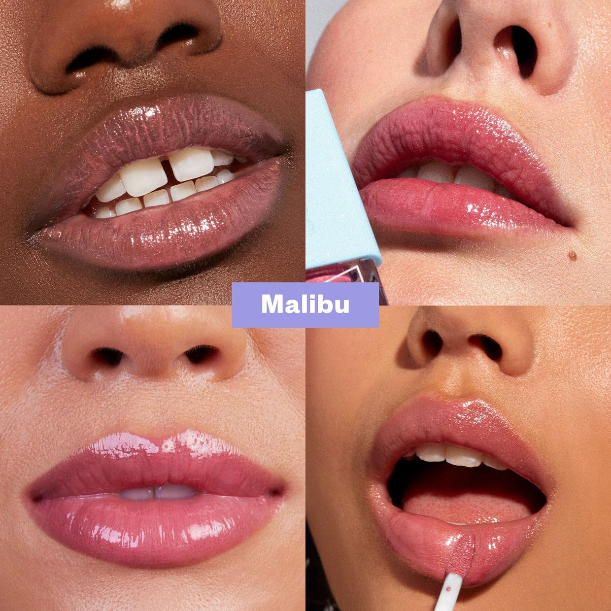 Kosas Wet Lip Oil Gloss – Hydrating Lip Plump with Hyaluronic Acid & Peptides | Malibu