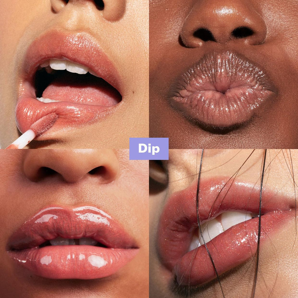 Kosas Wet Lip Oil Gloss – Hydrating Lip Plumping Treatment with Hyaluronic Acid & Peptides | Non-Sticky Finish