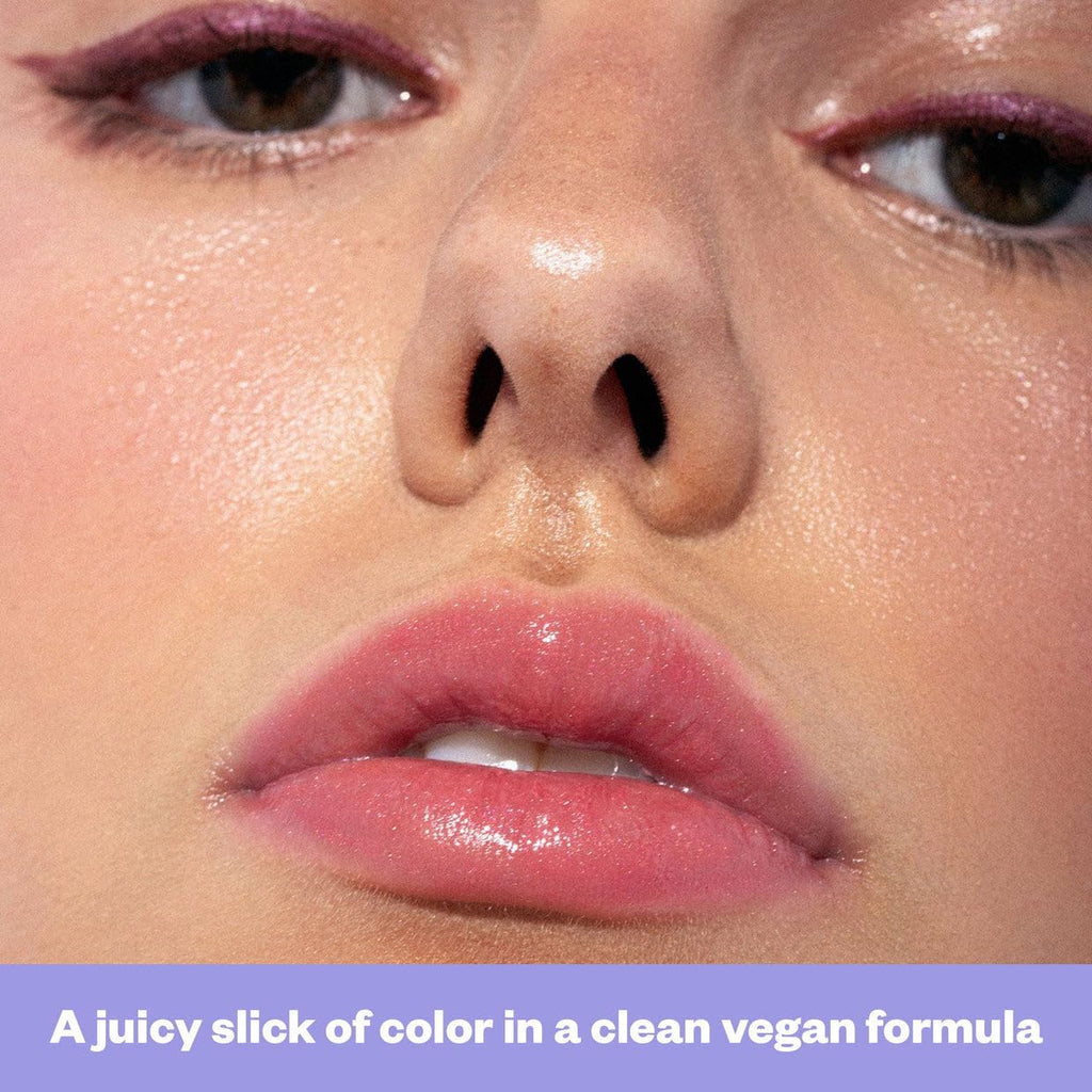 Kosas Wet Lip Oil Gloss – Hydrating Lip Plump with Hyaluronic Acid & Peptides | Malibu