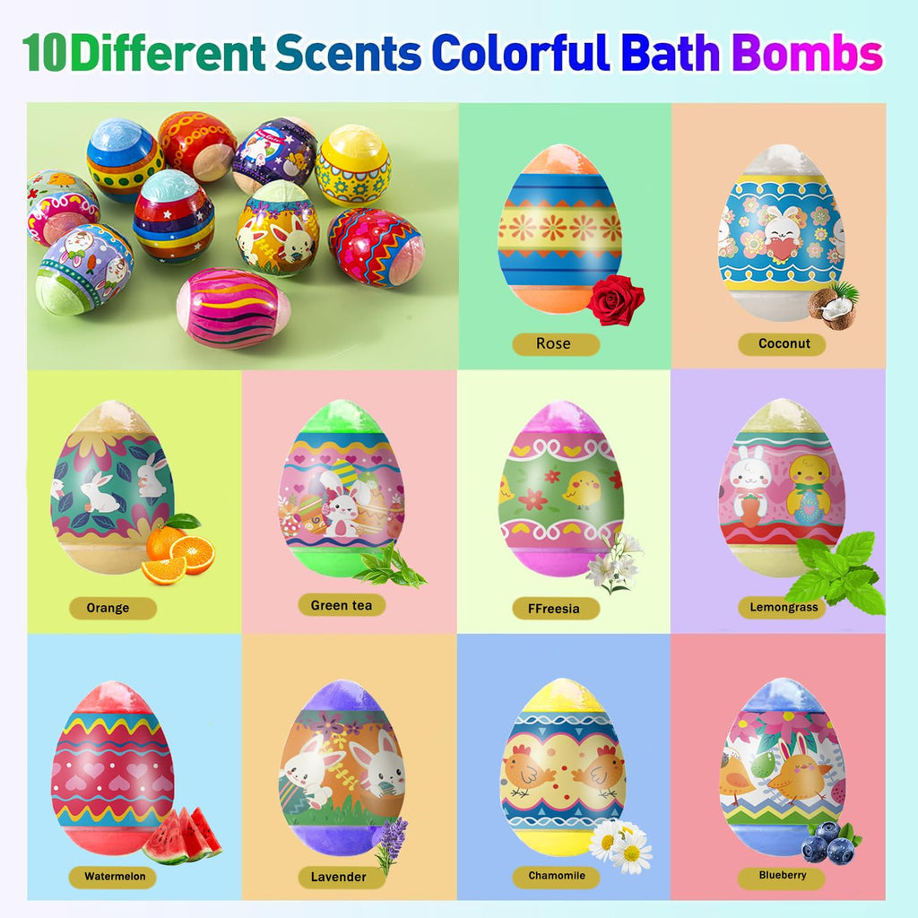 Kottke 20-Piece Bath Bomb Gift Set – Easter Eggs & Surprises