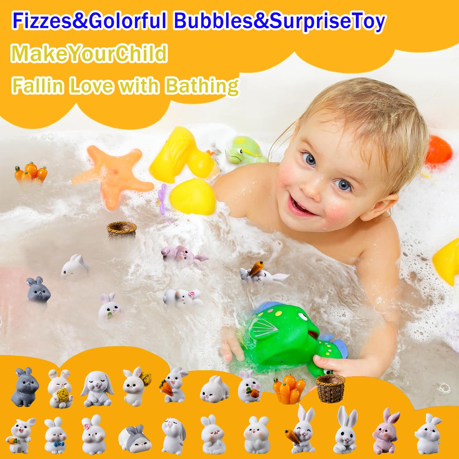 Kottke 20-Piece Bath Bomb Gift Set – Easter Eggs & Surprises