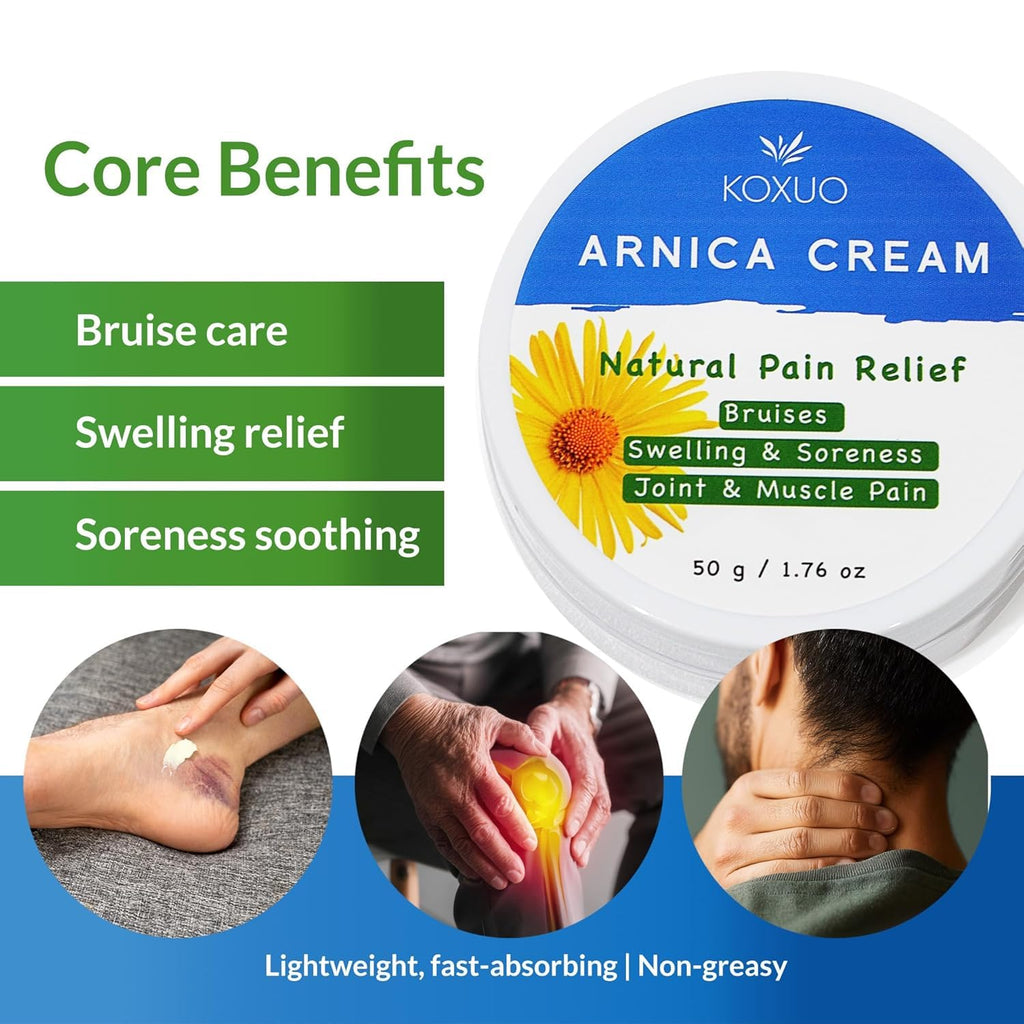 KOXUO Arnica Cream – Balm-Like Face & Body Salve, 50g