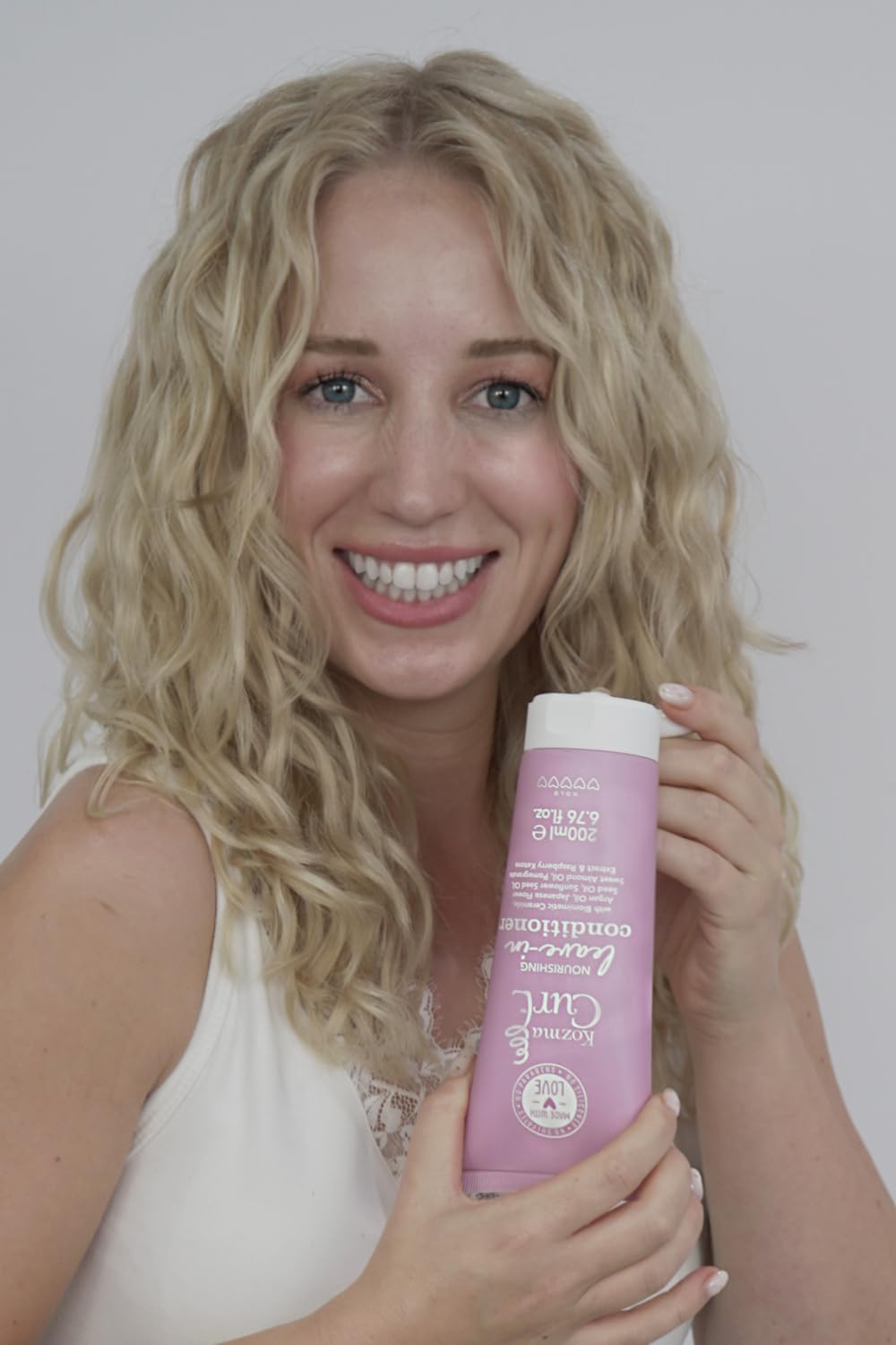 Kozma Curl Nourishing Leave-In Conditioner 200 ml – Lightweight Detangler for Curly & Wavy Hair