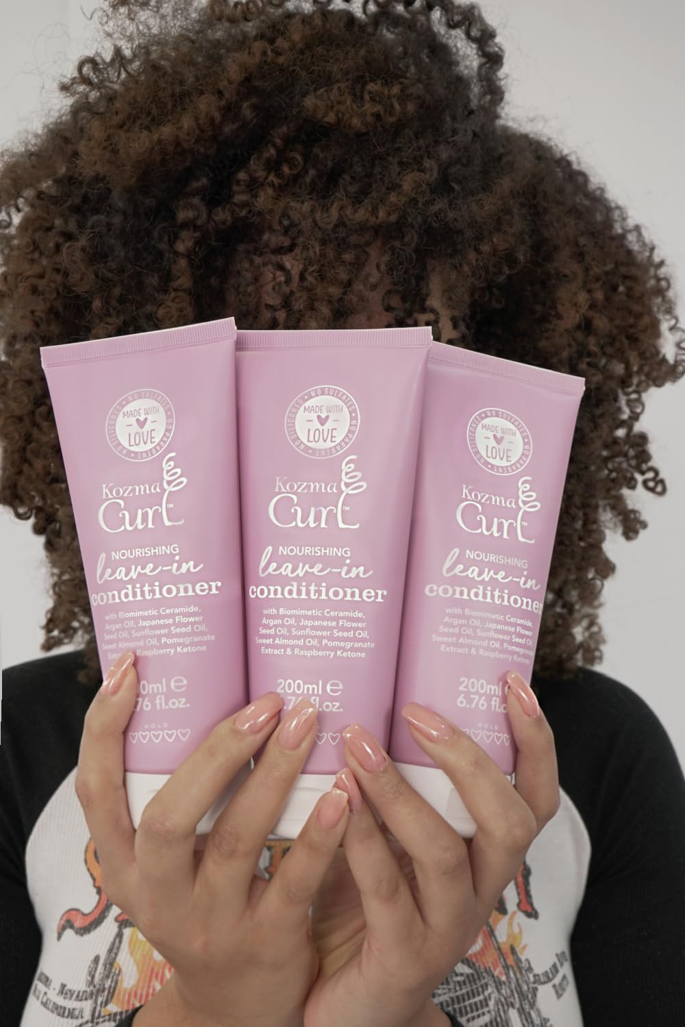 Kozma Curl Nourishing Leave-In Conditioner 200 ml – Lightweight Detangler for Curly & Wavy Hair