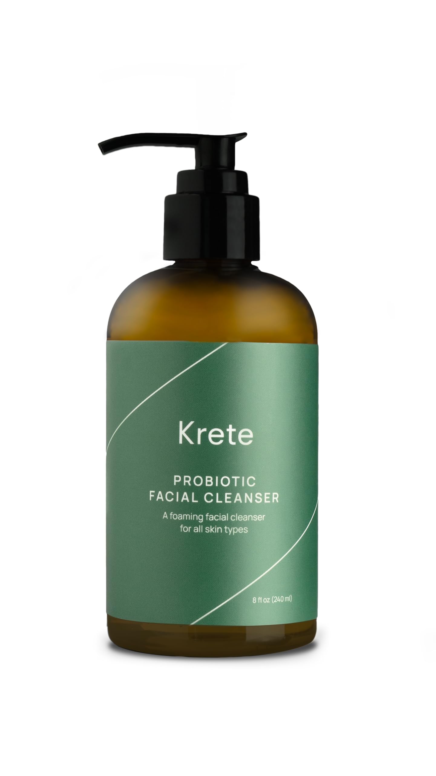 KRETE Probiotic Facial Cleanser — 30-Second Routine for Glowing, Balanced Skin | 8 oz