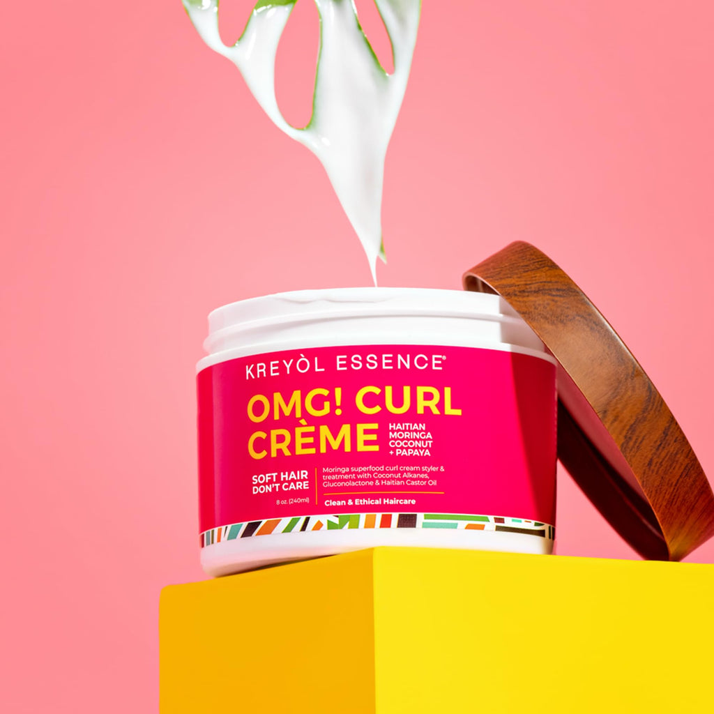 KREYÒL ESSENCE Moringa Styling OMG Curl Creme – Define Curls, Shine & Nourish Hair
