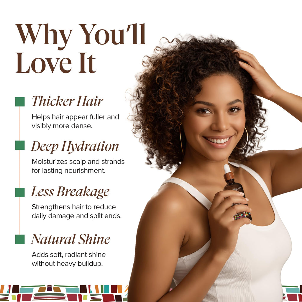 KREYÒL ESSENCE Haitian Black Castor Oil for Skin & Hair – Cold Pressed, Hexane Free, Mango Papaya & Coconut, 3.4 fl oz