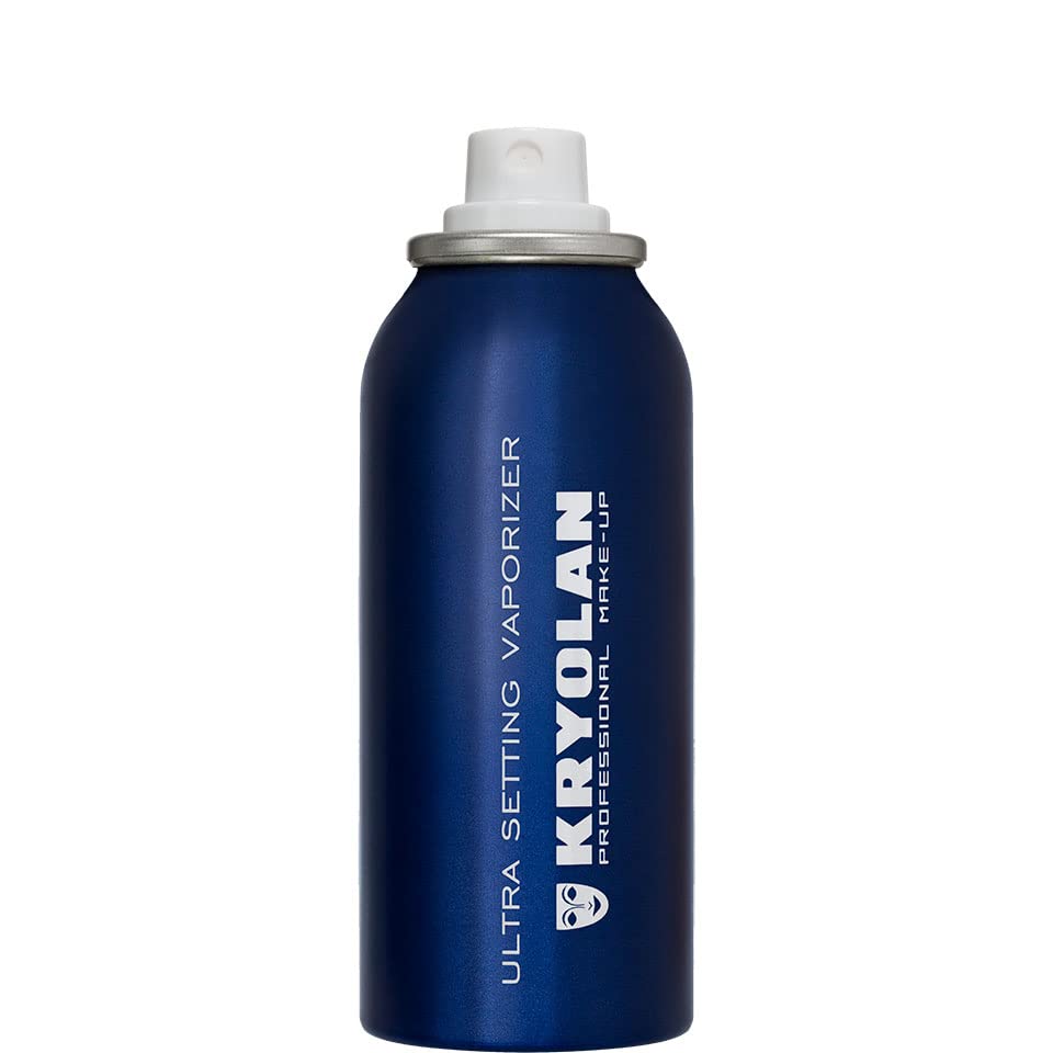 Kryolan Ultra Setting Vaporizer – 100 ml Blue | Quick Matte Makeup Setting Spray