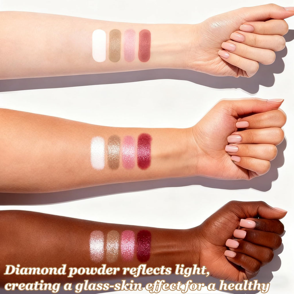 Kubot Eye & Cheek Palette – 4-in-1 Eyeshadow, Blush, Contour & Highlighter Kit