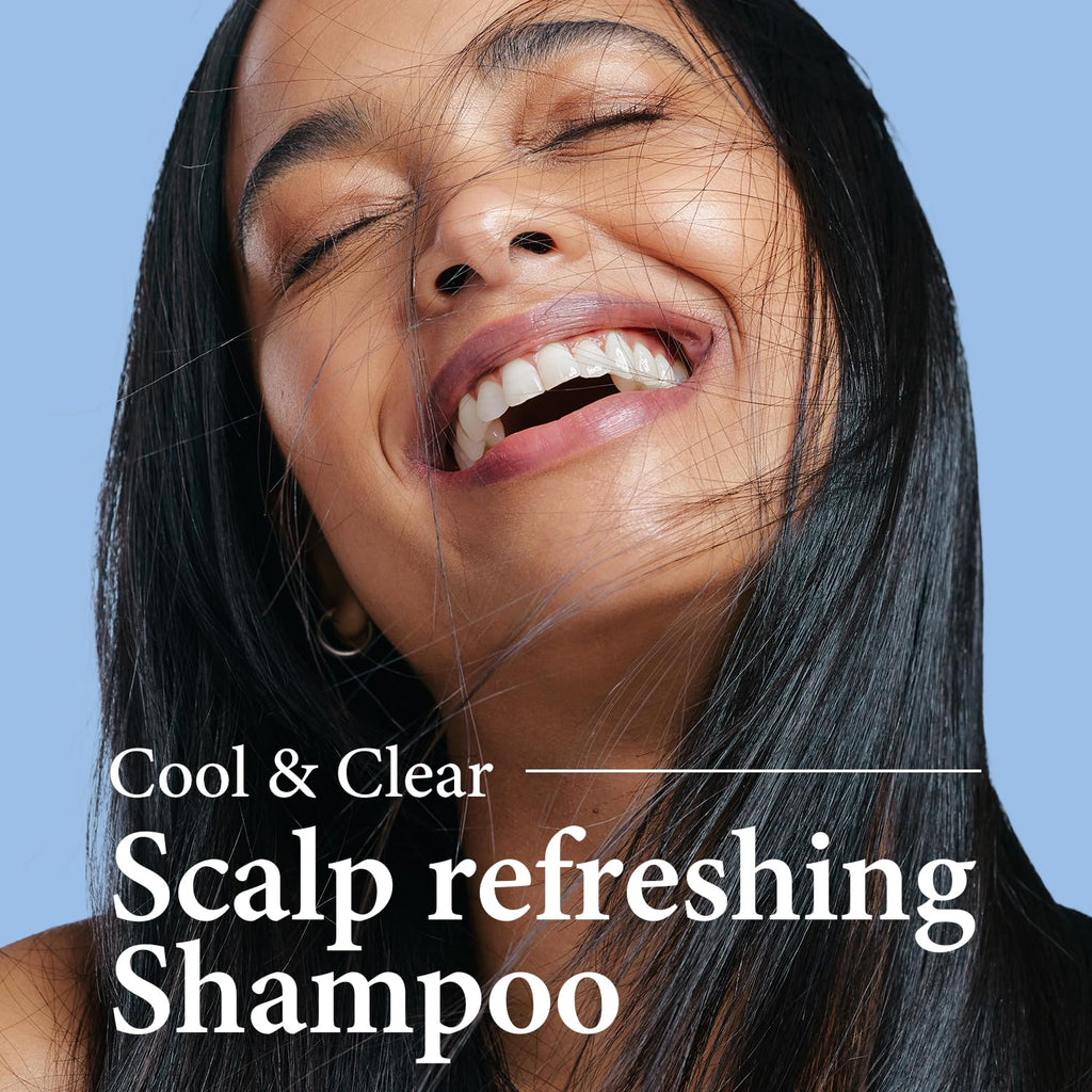 KUNDAL Aqua Mint Shampoo – Hair & Scalp Care with Eucalyptus, Tea Tree & Argan Oil (Pack of 2)