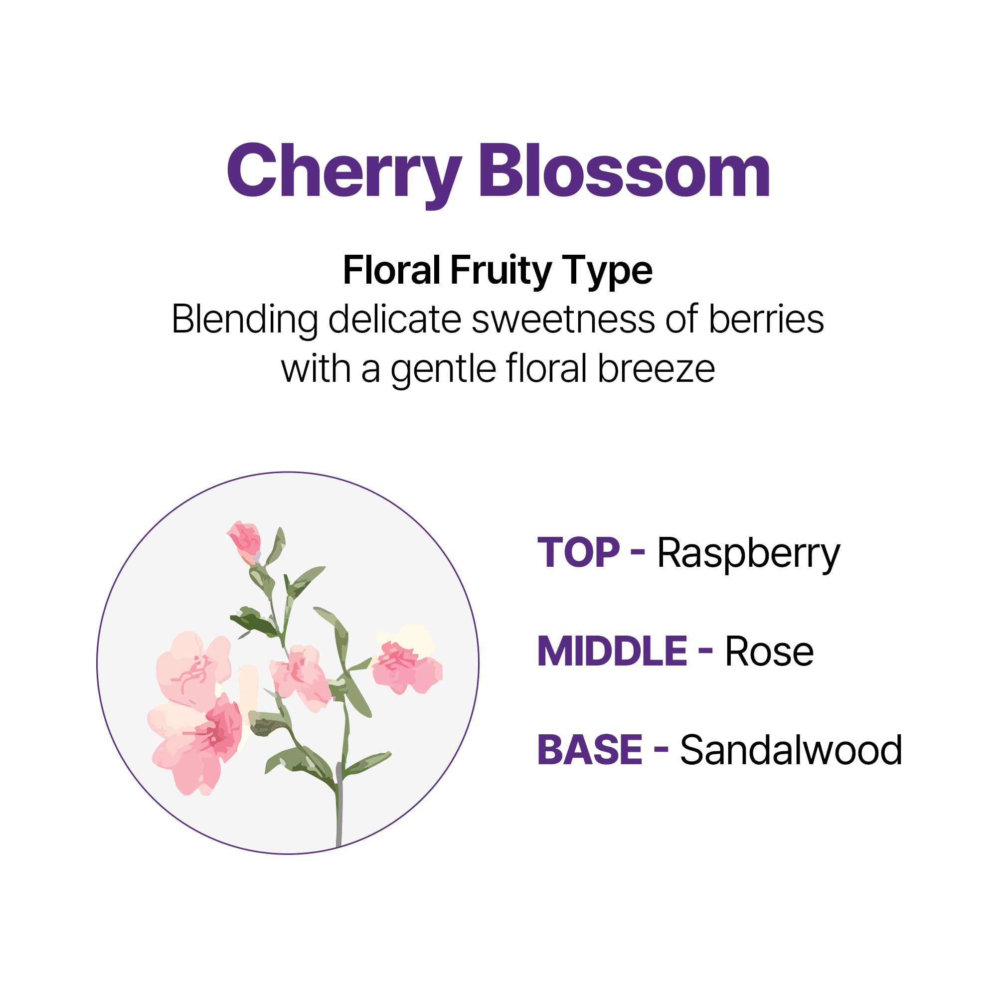 KUNDAL Cherry Blossom Shampoo & Conditioner Set – Sulfate-Free, Argan & Macadamia Oils