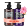 KUNDAL Pink Grapefruit Shampoo & Conditioner Set – Sulfate-Free, Argan & Macadamia Oils, 16.9 oz Each