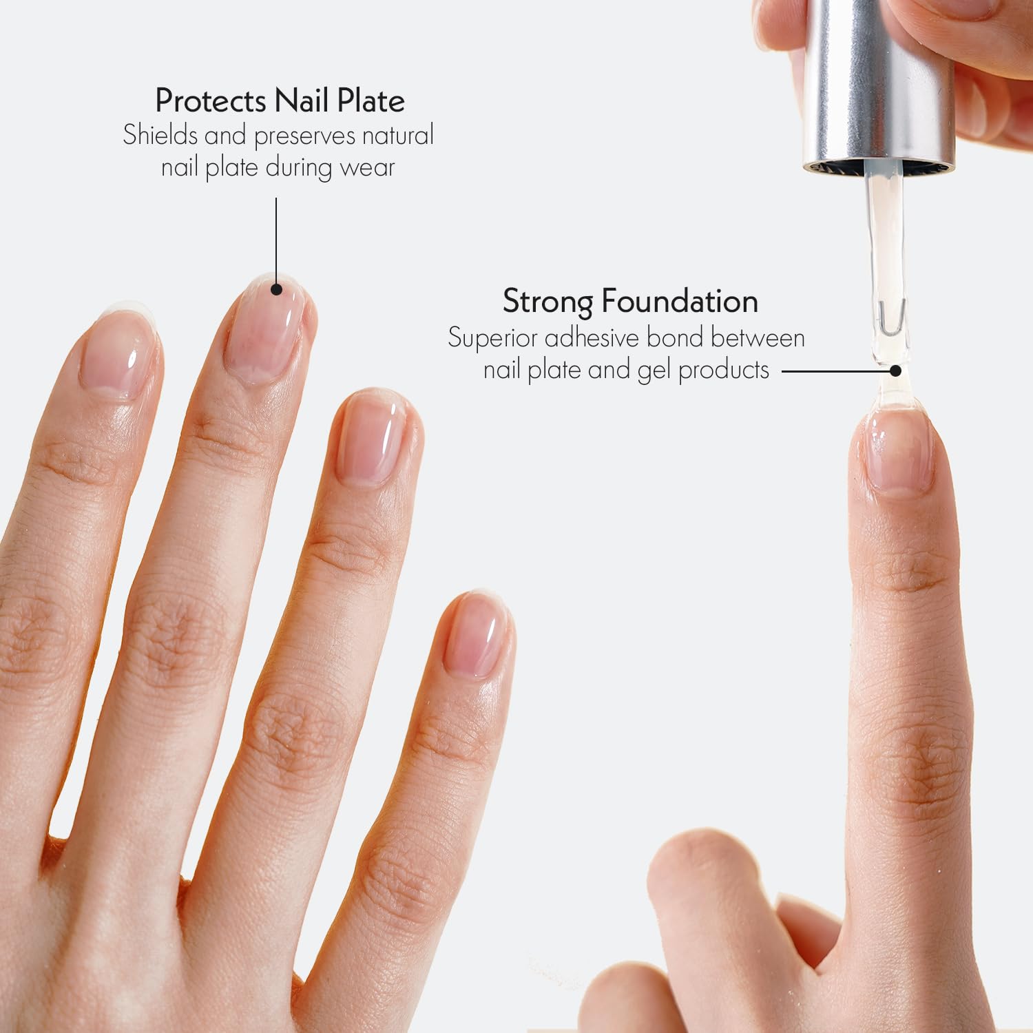 KUPA GelFinity Base Coat 8oz – Soak Off Gel Primer for Strong Adhesion & Long-Lasting Manicures