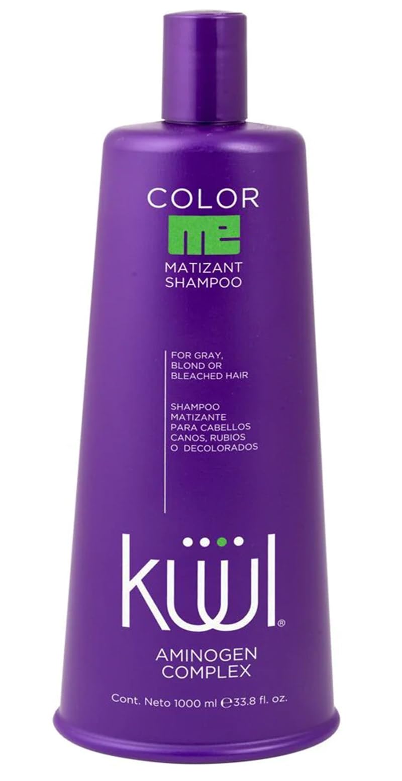 KUUL Matizant Purple Shampoo 1000 ml – Neutralizes Yellow, Enhances Ash Tones, UV Protected