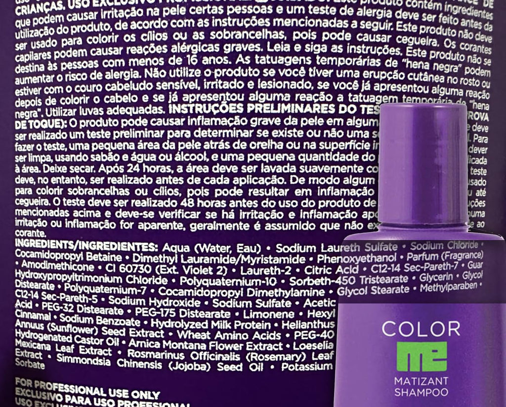 KUUL Matizant Purple Shampoo 1000 ml – Neutralizes Yellow, Enhances Ash Tones, UV Protected