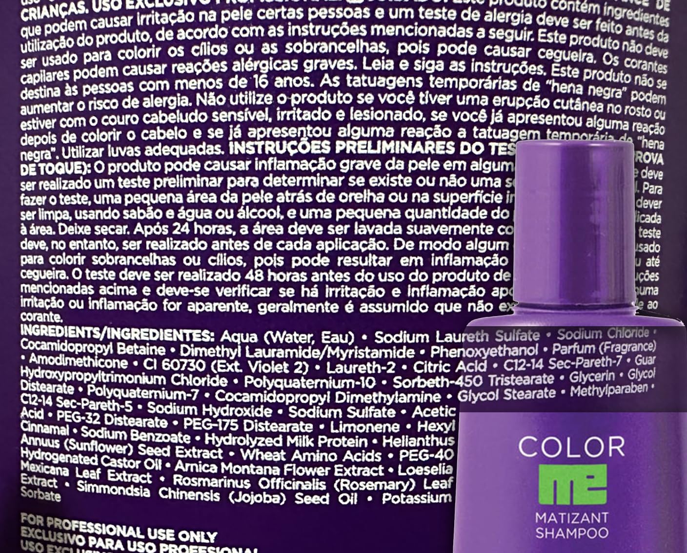 KUUL Matizant Purple Shampoo 1000 ml – Neutralizes Yellow, Enhances Ash Tones, UV Protected
