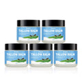 Kweqdsd 5 Pack Organic Grass-Fed Beef Tallow Balm with Raw Honey | Natural Skin Moisturizer