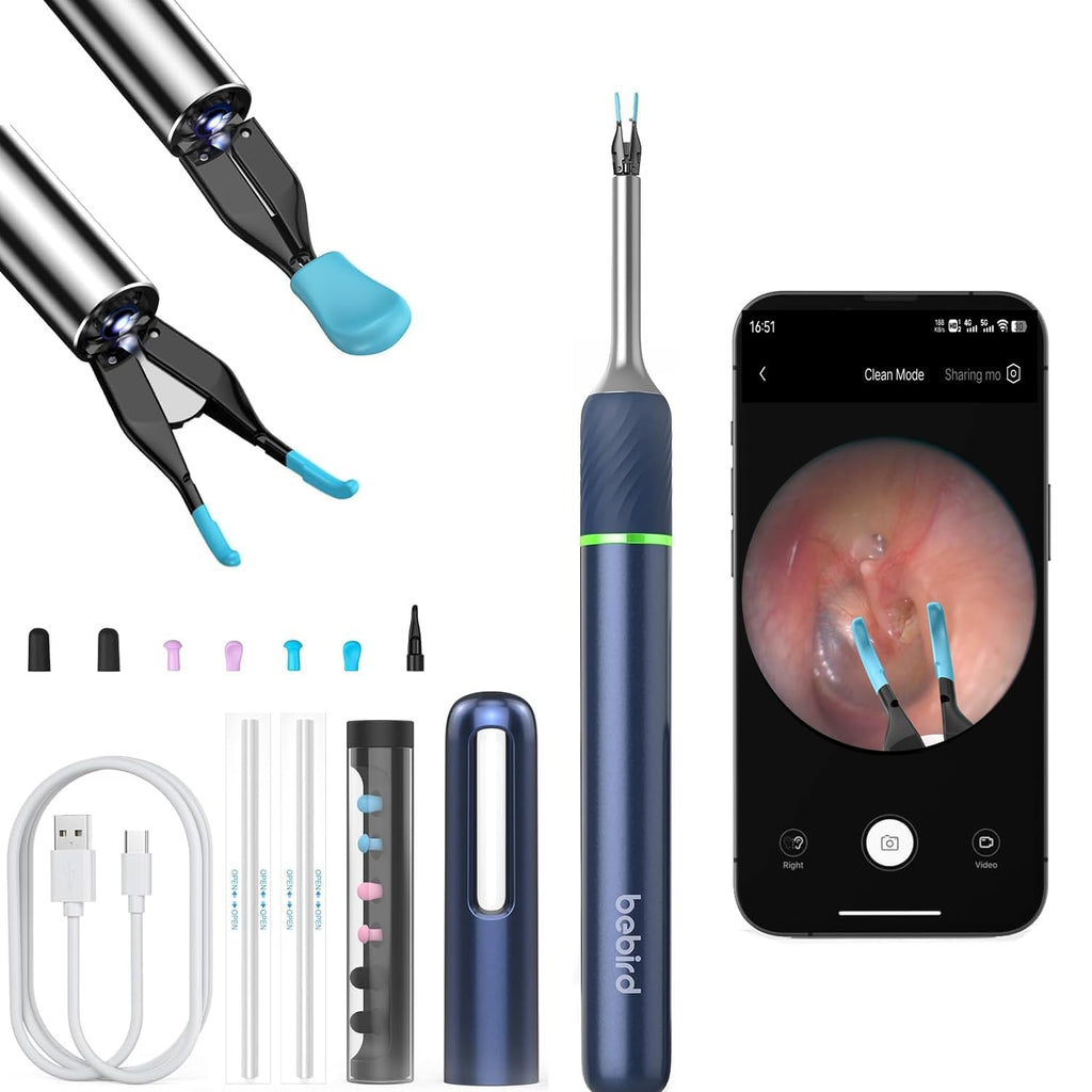 KWYBOW Note5 Ear Wax Removal Kit with Camera – 10MP Otoscope & Real-Time Video