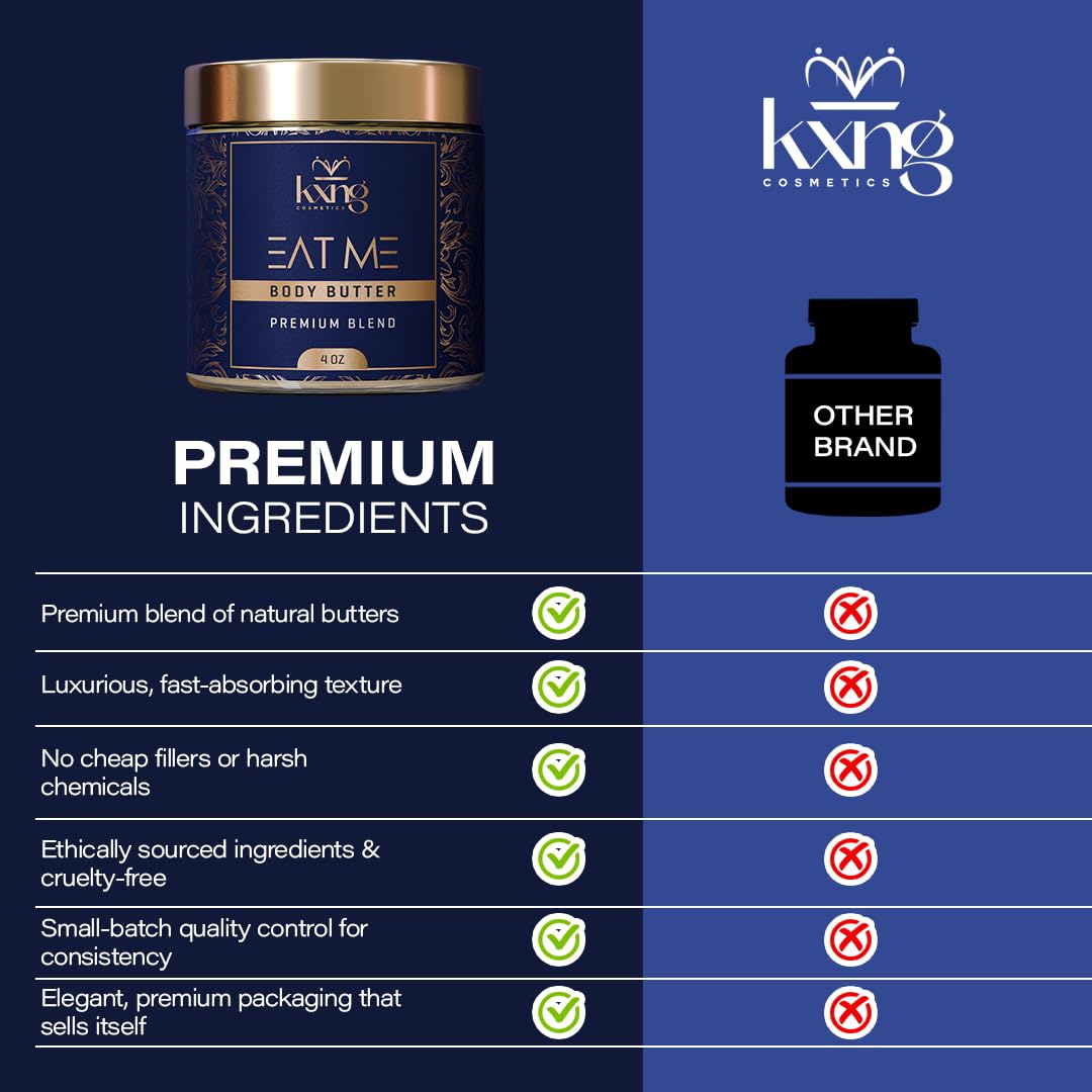 KXNG Cosmetics Body Butter – Organic, Pheromone-Infused Moisturizer