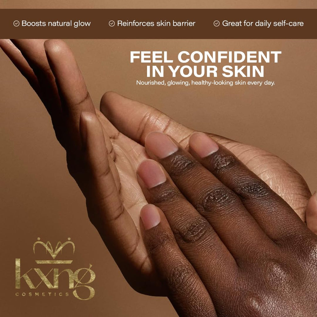 KXNG Cosmetics Organic Shea Body Butter Cream – 4oz | Hydrating, Non-Greasy Moisturizer
