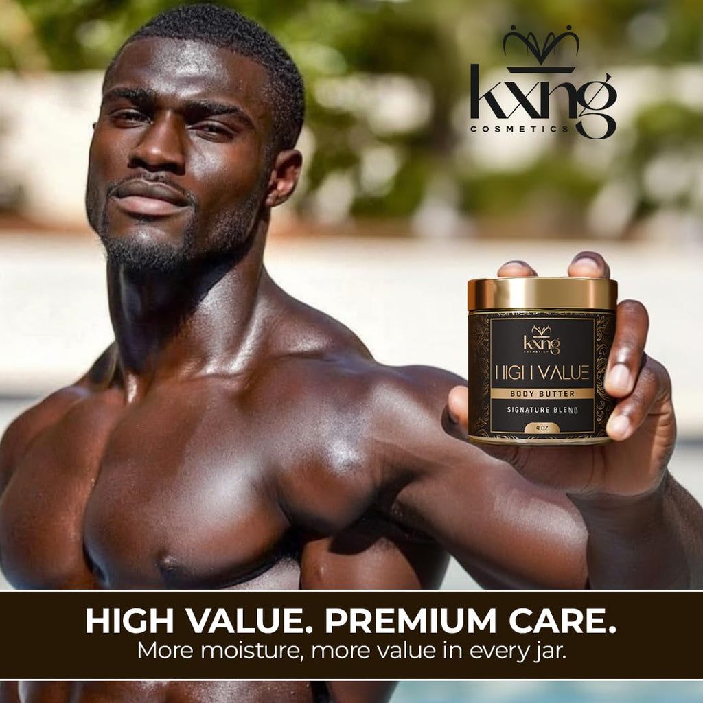 KXNG Cosmetics Shea Body Butter Cream – 4oz | Organic Hydration for All Skin Types
