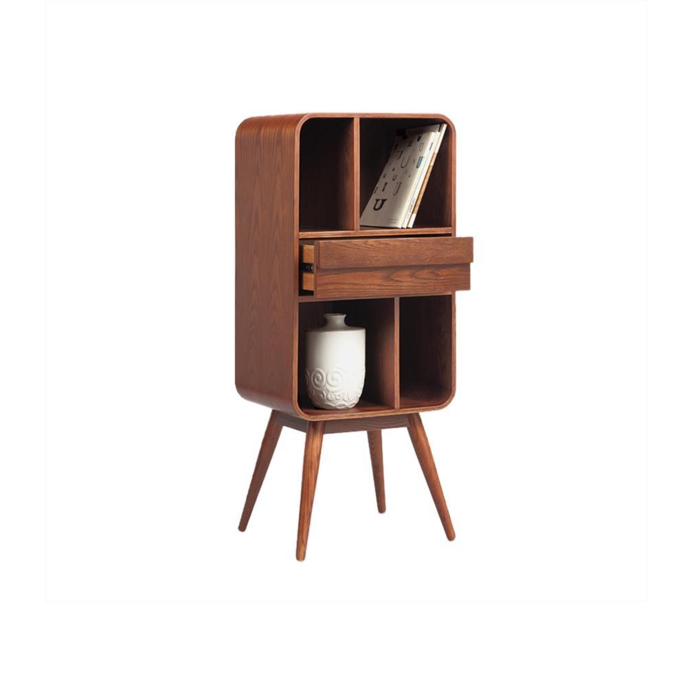 Kya Bookcase, Wood Shelving Unit