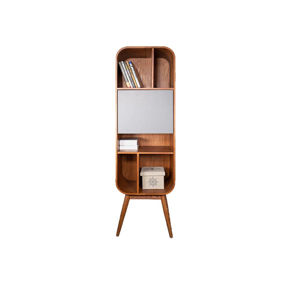 Kya Bookcase, Wood Shelving Unit