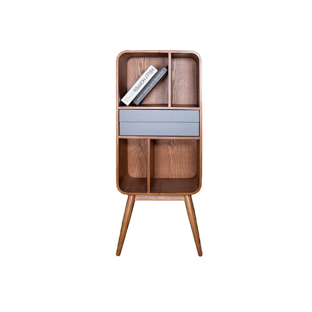 Kya Bookcase, Wood Shelving Unit