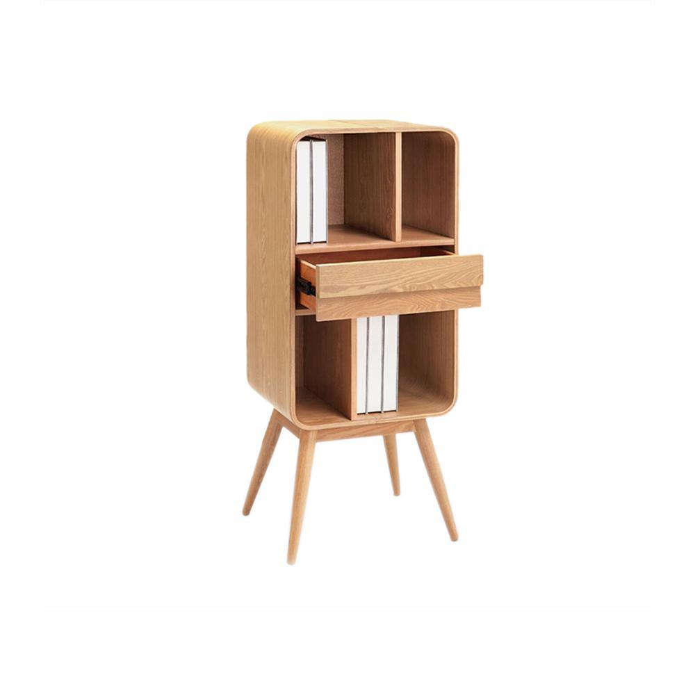Kya Bookcase, Wood Shelving Unit