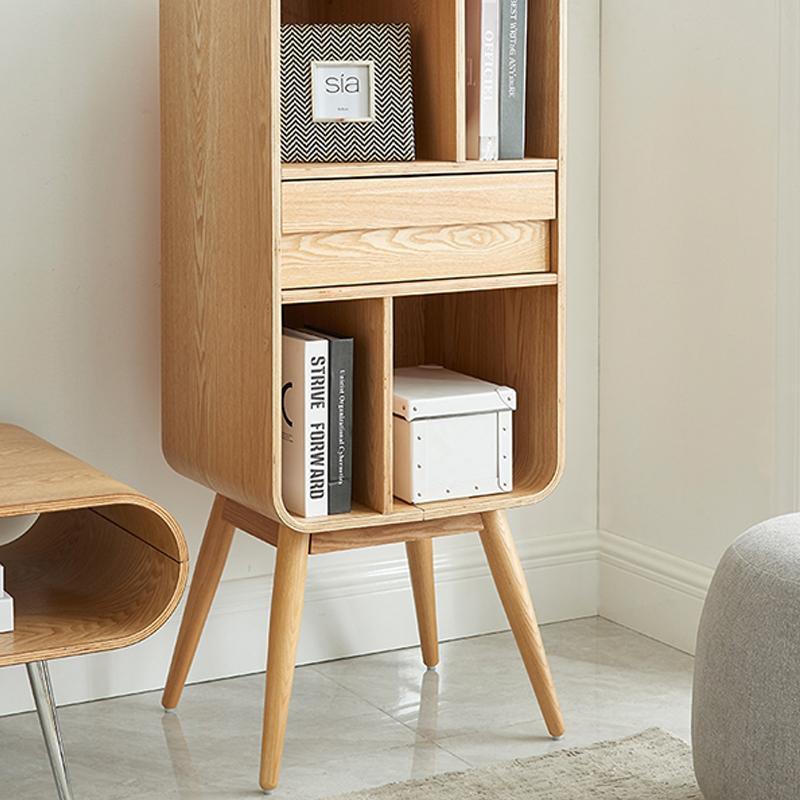 Kya Bookcase, Wood Shelving Unit