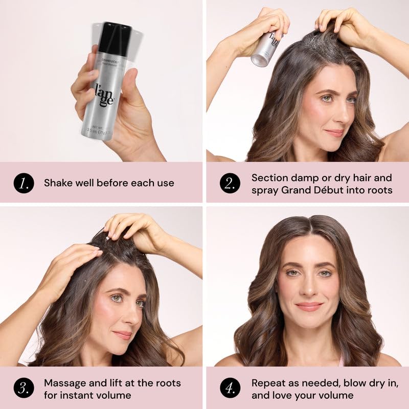 L'ANGE HAIR Grand Début Root Booster Hair | Lightweight Volumizing Foam for Fine Hair