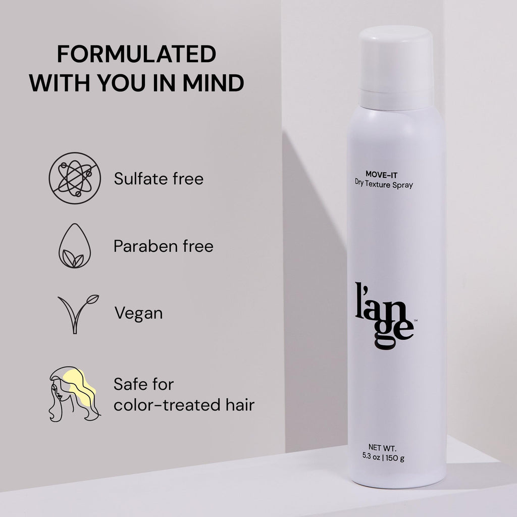L'ANGE HAIR Move-It Super Dry Texture Spray | Absorbs Oil, Refreshes Hair, Lightweight Lift