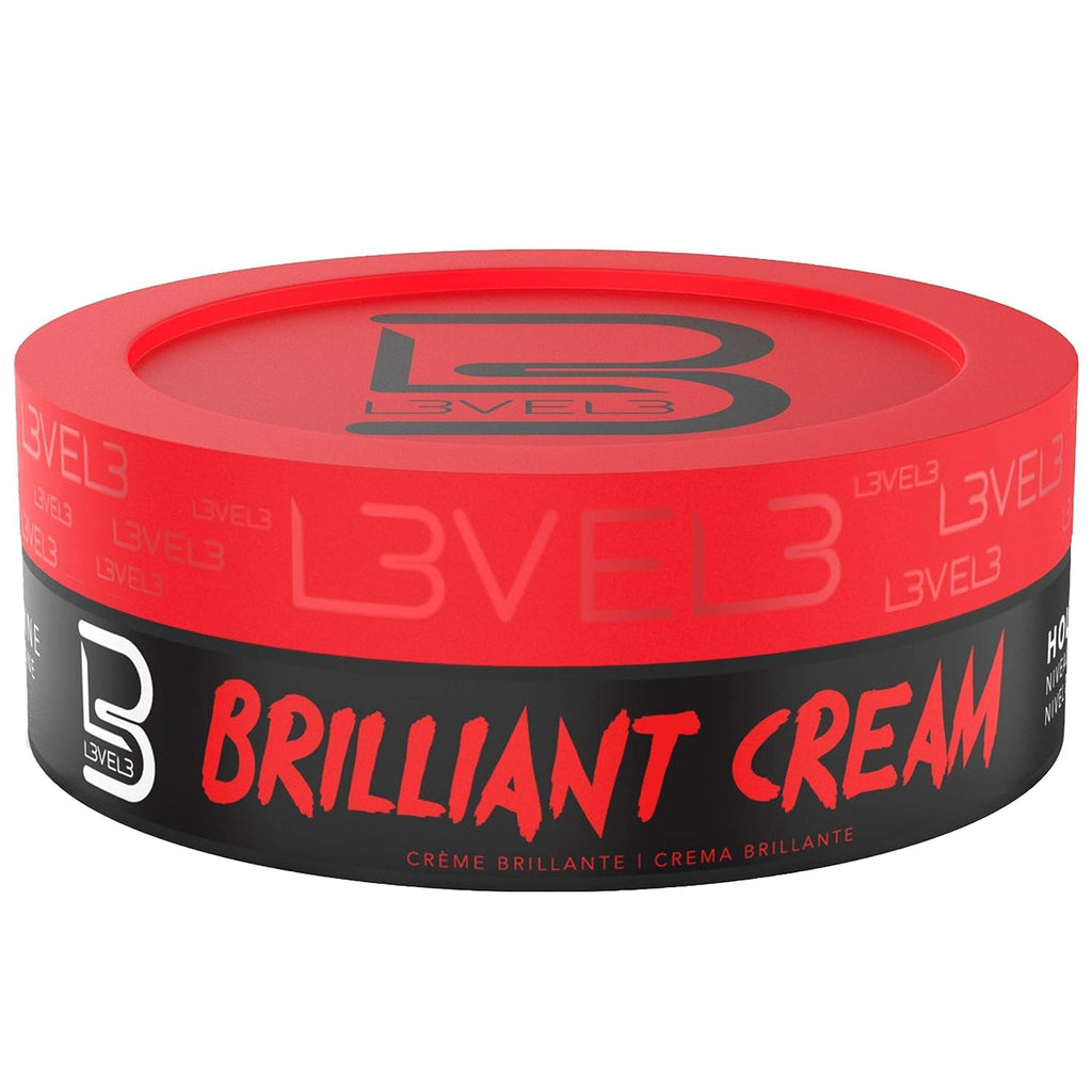 L3 Level 3 Brilliant Cream – Volume, Natural Look, Soft Hold | 4-Pack