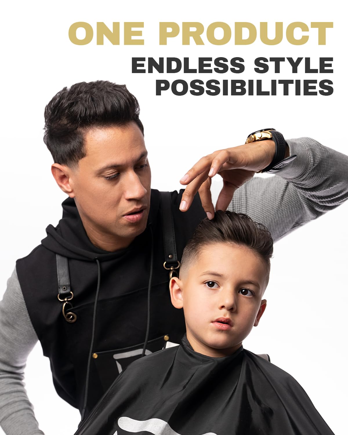 L3 Level 3 Pomade – Keratin-Infused, Volumizing 3-Pack with Long-Lasting Hold