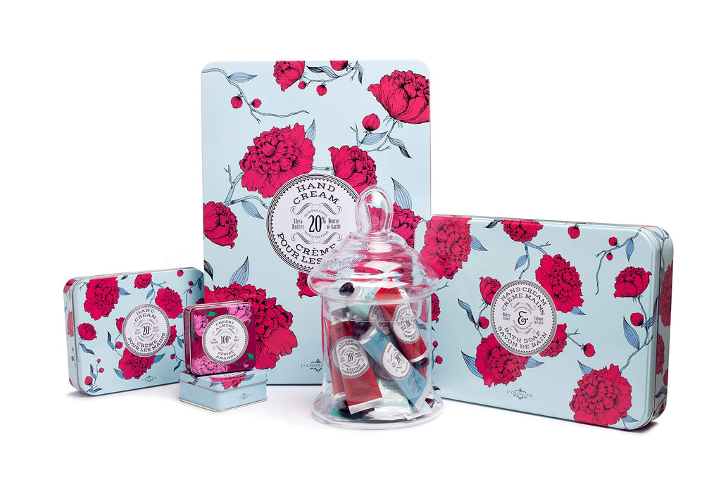 La Chatelaine Deluxe Hand Cream Gift Set Tin – 12 x 1 oz | Oprah Favorite Things, 20% Organic Shea Butter