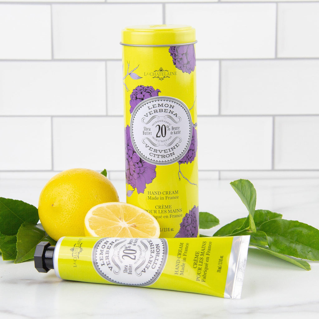 La Chatelaine Shea Butter Hand Cream – Made in France, Organic, 70ml Gift Tin (Sweet Almond)