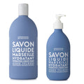 La Compagnie de Provence Savon de Marseille Extra Pure Liquid Soap – Velvet Seaweed | Glass Pump 16.7 oz & Refill 33.8 oz