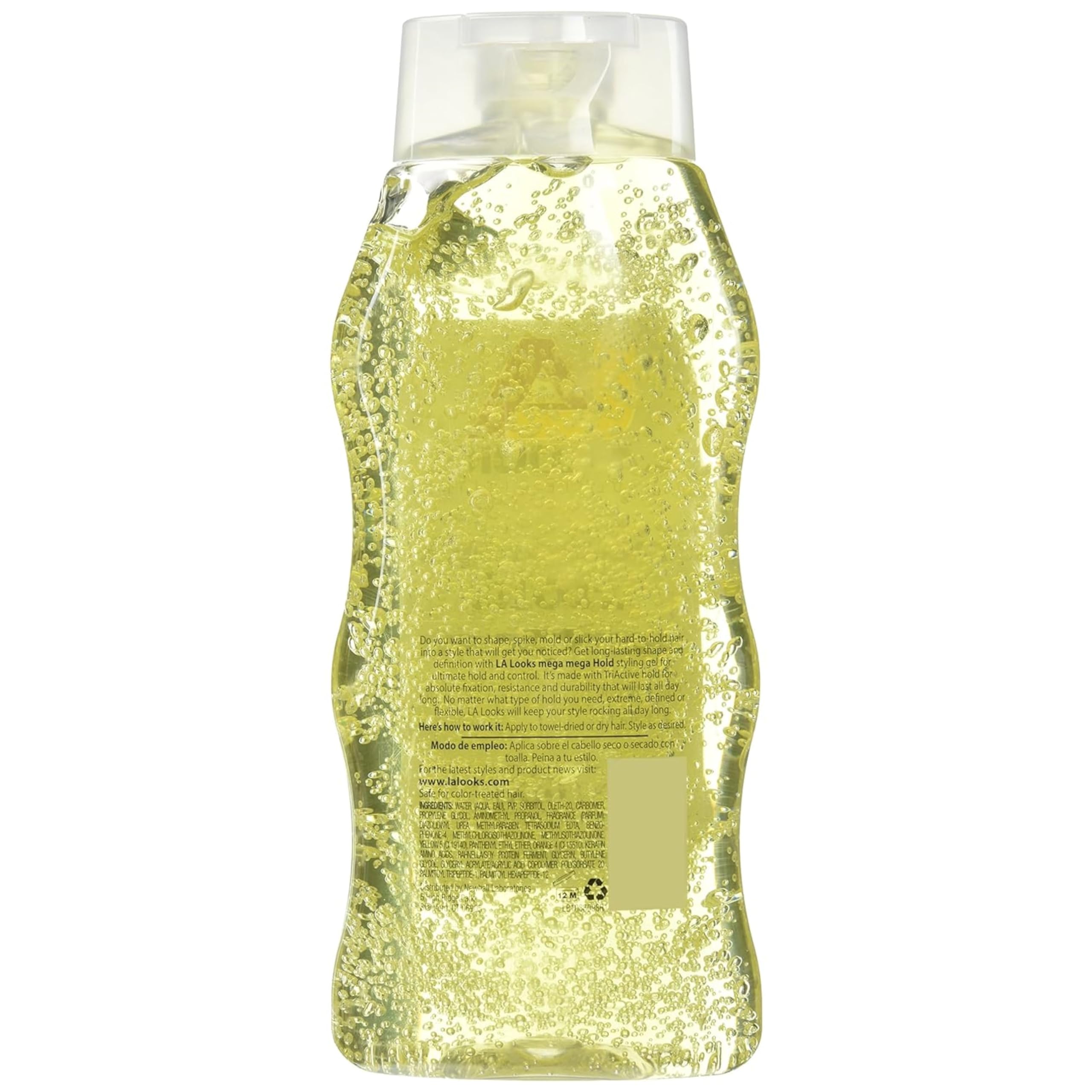 LA Looks Mega Shaper Hair Gel - Level 9 Hold, Humidity Resistant, Alcohol-Free | 20 oz Pack of 6