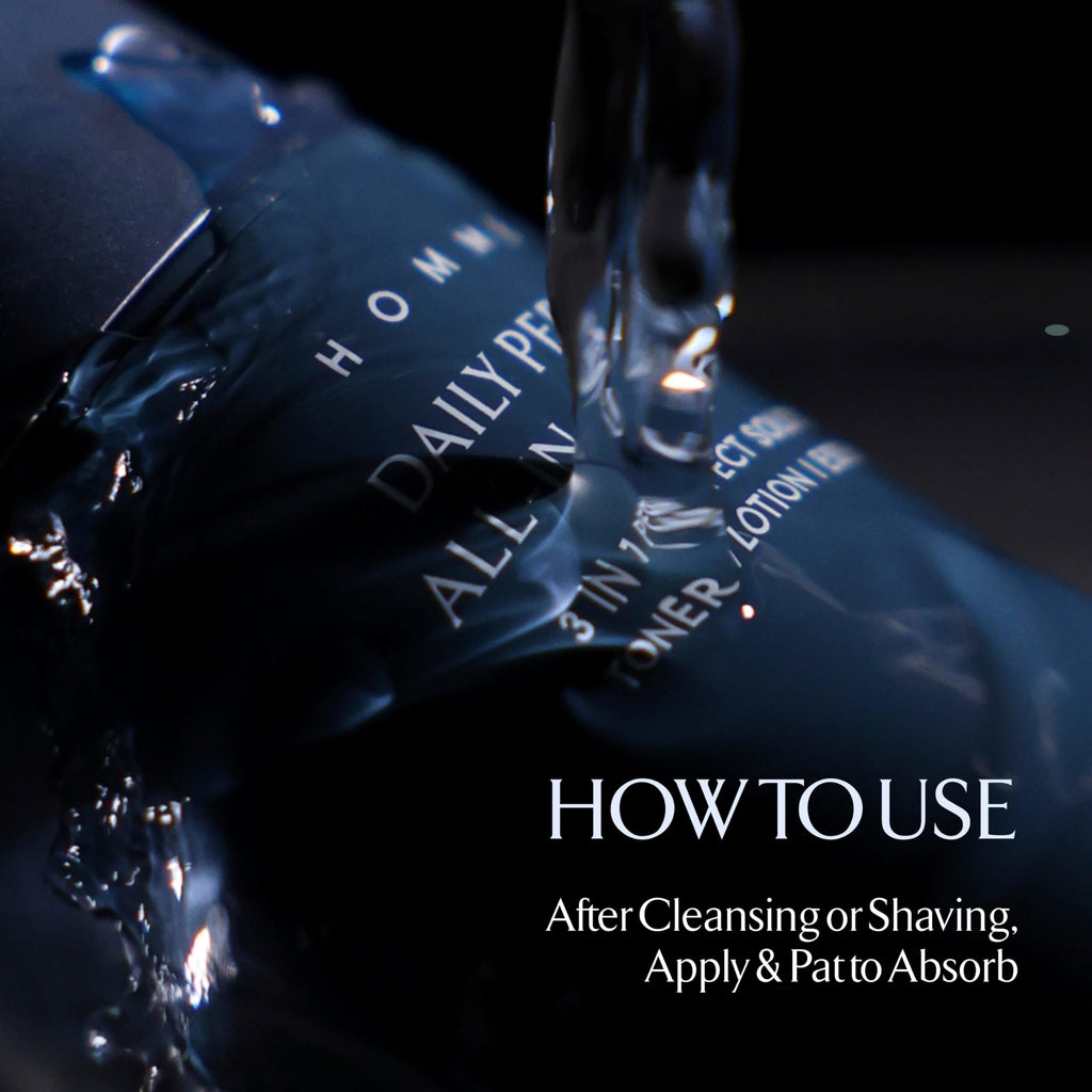 LA MUSE Homme Daily All-in-One Moisturizer | 3-in-1 Toner, Lotion & Essence