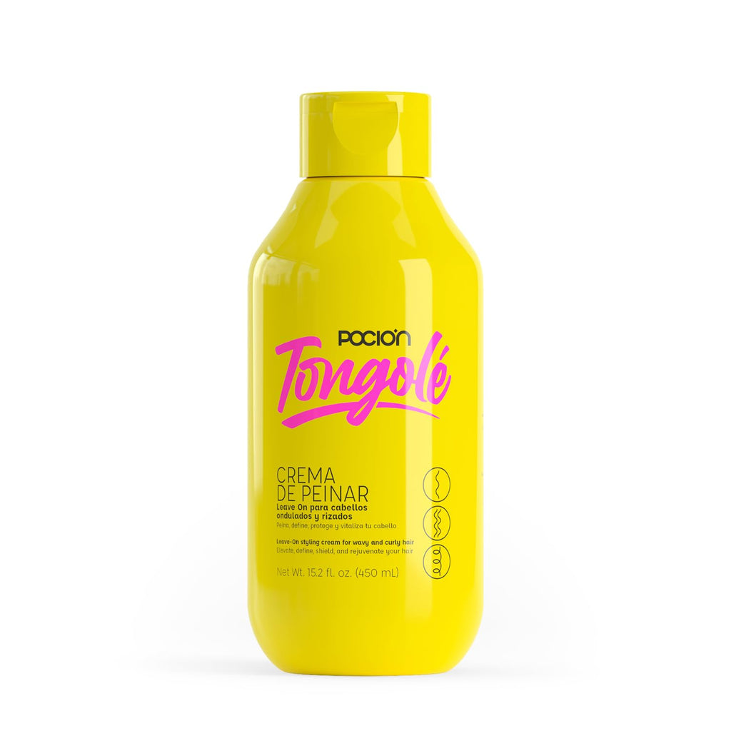 La Pocion Tongolé Leave-In Conditioner – 15.2 oz for Wavy & Curly Hair