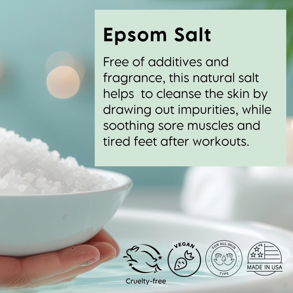 LA SALT CO Epsom Bath Salt – Unscented, Fine Grain, 50 lb Bulk Bag (Magnesium Sulfate USP)