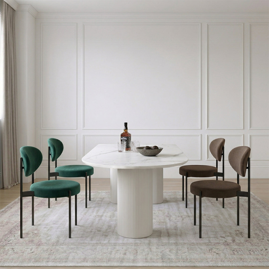 La Plainville Dining Table, White