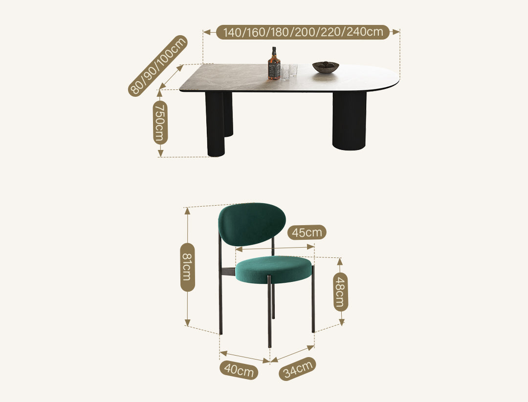 La Plainville Dining Table, White
