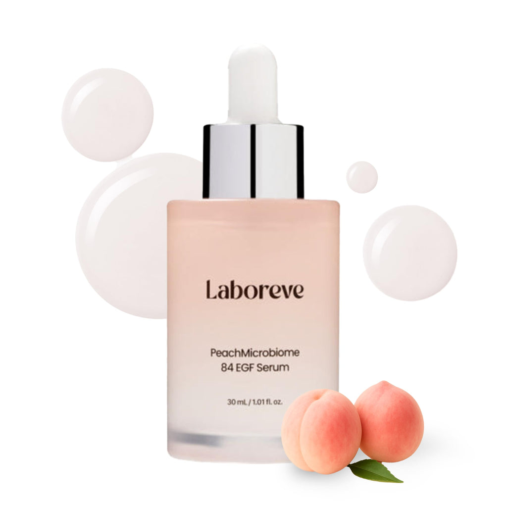 Laboreve PeachMicrobiome 84 EGF Serum | Probiotic Skincare for Hydration, Elasticity & Radiance | Korean Microbiome Science