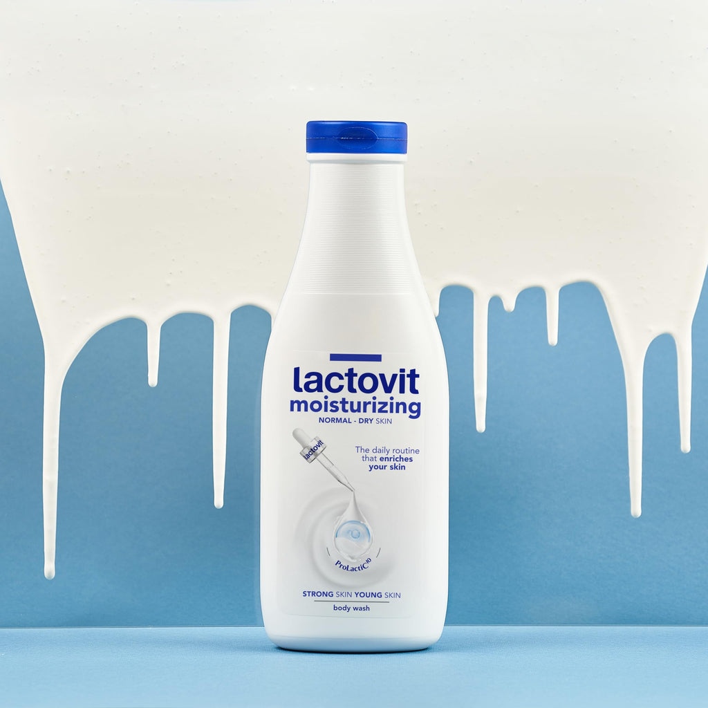 Lactovit Moisturizing Body Wash | Hydrating Shower Gel with ProLactiC10, Collagen & Elastin Booster