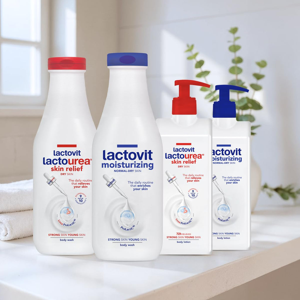 Lactovit Moisturizing Body Wash | Hydrating Shower Gel with ProLactiC10, Collagen & Elastin Booster