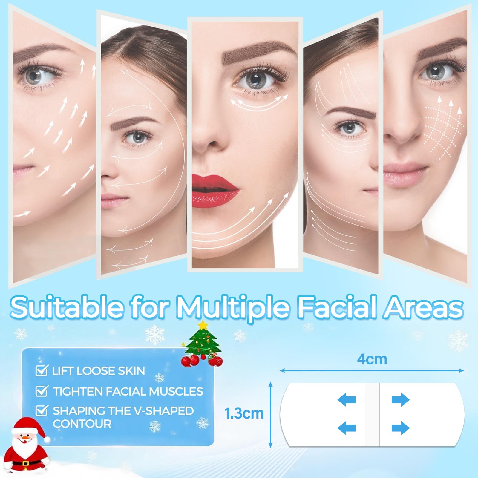 LadPemo Face Lift Tape – Invisible 100-pcs for Instant Contour & Tightening